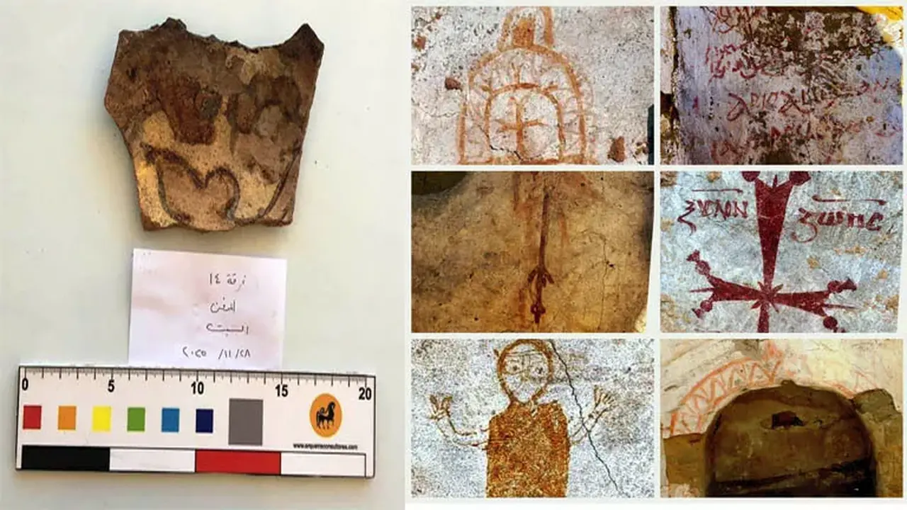 تفاصيل جديدة تكشفها 10 صور عن الاكتشاف الأثري في منطقة وادي النطرون